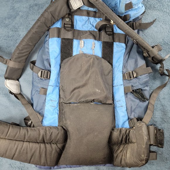 Lowe Alpine Systems Trek Small Mountaineering Backpack Blue Hiking Camp - Picture 3 of 14